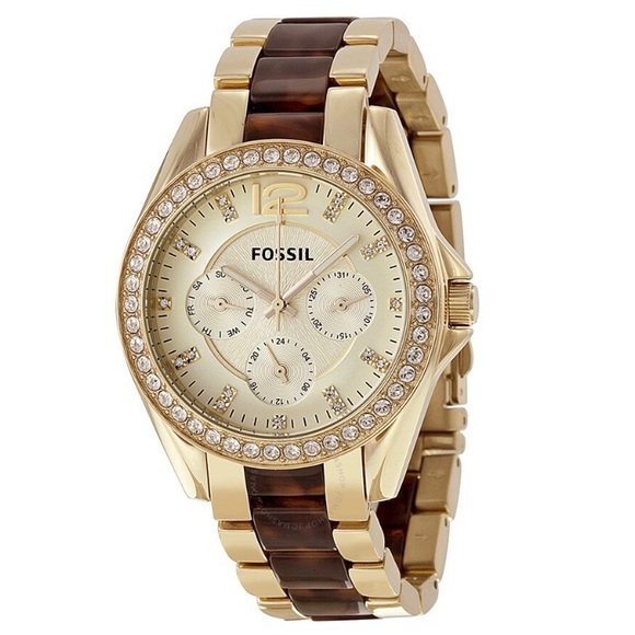 Fossil Riley Multifunction Stainless Steel Watch - Picture 8 of 9